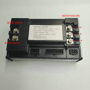 Contrôleur à onde sinusoïdale 12MOSFET 48V/60V/72V 35A-50A 1500W pour Vélo Électrique, Trottinette, Tricycle, VTT, Motoneige, Cyclomoteur, Buggy, Pièces DIY - Product Image 4