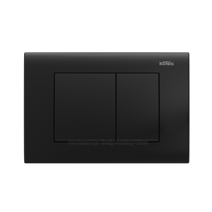 Boutons de chasse d'eau KONIG, installation facile, design en plastique ABS brillant couleur gunmetal, plaque de chasse d'eau <span class=keywords><strong>double</strong></span> pour <span class=keywords><strong>WC</strong></span> suspendu - Product Image 3