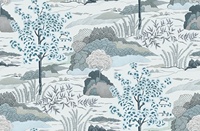 Papier peint mural 3D personnalisé Paysage Naturel pour Projets Hôteliers et Espaces Publics – Revêtement Mural Ignifuge en PVC Vinyle à Dos Tissu