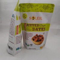 Nouvel emballage en plastique imprimé de pochette à fermeture éclair debout étanche à l'humidité pour les sacs en Mylar de dates