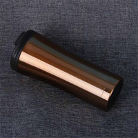 Gobelet isotherme en acier inoxydable pour café chaud, thé et bière, tasse de voyage avec couvercle