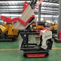 Mini-dumper rotatif efficace et fiable pour béton, capacité 500 kg, mini-chargeur