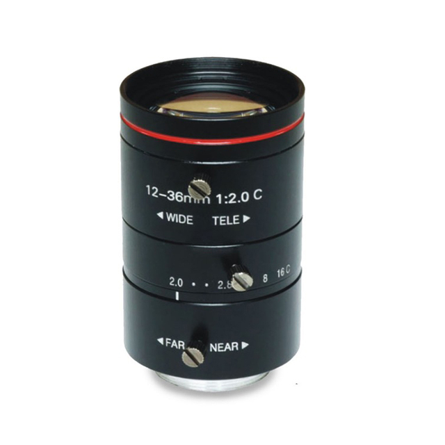 Manual Zoom Lens 3.0Megapixel 12-36mm C Mount F2.0 1/1.8 Image Format CCTV Camera  for Security Cameras