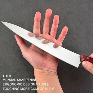 Xyj couteau de Chef professionnel, miroir en acier inoxydable de 10 "avec manche en bois blanc brillant - Product Image 2