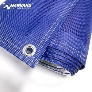 Dijital renkli baskı ile özel büyük boy inşaat afiş taşınabilir açık PVC çit Mesh reklam - Product Image 5