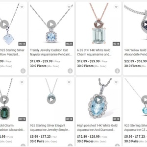 สร้อยคอเงินแท้ 925 ประดับโทแพซทรงรี ชุบโรเดียม ดีไซน์คลาสสิก เหมาะสำหรับใส่ทุกวัน - Product Image 4