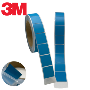 Etiqueta Autoadhesiva de Vinilo 3M Scotchcal 3630, Tamaño Personalizado, Etiqueta Adhesiva Azul Brillante en Blanco - Product Image 1
