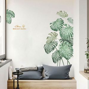 Autocollants muraux en vinyle DIY en forme de feuilles vertes pour chambre à coucher, salon, salle à manger, cuisine, chambre d'enfants, décorations murales pour portes et décoration intérieure - Product Image 6