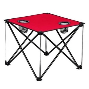 Tavolo da Campeggio Quadrato Leggero e Portatile OEYTREE in Metallo con Sedia Pieghevole in Tessuto Oxford <span class=keywords><strong>per</strong></span> Turismo e Spiaggia - Product Image 3