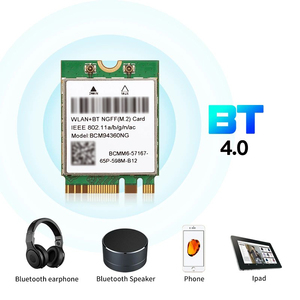 Carte sans fil WiFi BCM94360NG NGFF M.2 2230, adaptateur 802.11ac 1200Mbps pour MacOS BCM94360CS - Product Image 3