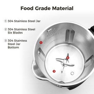 Máy làm sữa đậu nành bằng thép không gỉ tùy chỉnh, thiết bị gia dụng nhỏ, máy làm sữa hạt tươi cho bữa sáng tự làm - Product Image 2