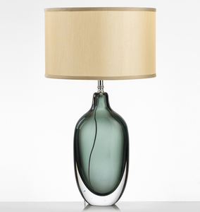 Factory Modern Taste Fashion Table <strong>Lamp</strong> Blue <strong>Coloured</strong> Glaze Desk <strong>Lamp</strong> with Shade with for Hotel Rooms Bedside Reading Lights - Product Image 1