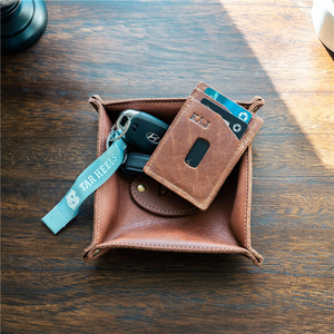 Personalisiertes Handgefertigtes Rechteckiges Reisezubehör aus Vollnarbenleder - Geschäftsgeschenk & Wohndekoration <span class=keywords><strong>Monticello</strong></span> - Product Image 3