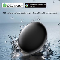 Collier de suivi GPS léger pour animaux de compagnie en gros, localisation Bluetooth en temps réel, anti-perte pour chiens et chats, usage extérieur, OEM