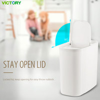 Soft Close Anti-geur Afvalbakken 12L Prullenbakken Hygiënebak Toilet Afvalbak Plastic Afvalbak voor Keuken Badkamer Slaapkamer