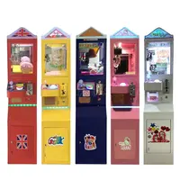 Cápsula de plástico para crianças, máquina coletora de brinquedos, moeda interna, presente