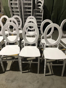 <span class=keywords><strong>Chaise</strong></span> en plastique blanc Louis PP pour banquet de mariage - Product Image 5