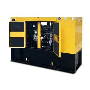 Gerador diesel de 30kva para reboque, gerador de cilindro silencioso de 60hz com certificação epa monofásico, gerador diesel de 30kva