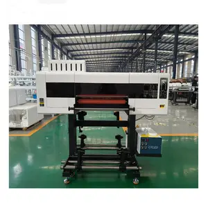 BaTu hot selling 3/4heads 3200 U1 60cm 30cm white ink Varnish UV AB film crystal sticker uv dtf printer