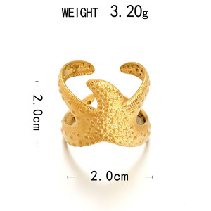 Оптовые регулируемые кольца-браслеты MW с покрытием из 18-каратного золота PVD для женщин, водонепроницаемые, из нержавеющей стали, в форме сердца, модные - Product Image 4