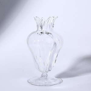 Jarrón <span class=keywords><strong>de</strong></span> Vidrio con Diseño <span class=keywords><strong>de</strong></span> Martillo Personalizado, Jarrón <span class=keywords><strong>de</strong></span> <span class=keywords><strong>Flores</strong></span> Hecho a Mano en Japón, Artesanía en Vidrio, Adorno Creativo para Decoración del Hogar - Product Image 3