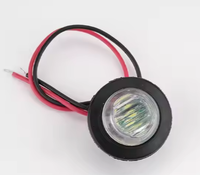 Luz Indicadora LED TCYATO para Remolque, Luz de Posición Lateral Amarilla, Blanca y Roja para Camiones, Luces de Gálibo, Luz de Señalización de Giro para Camión