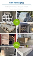 Rouleau de feuille de fibre de verre avec gelcoat FRP pour carrosserie de camion, panneau de construction pour murs et toits de camping-car, matériau durable et imperméable