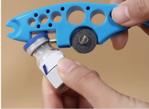 Coupe-ampoule polyvalent avec protection des doigts, ouvre-bouteille en verre pour la santé des enfants - Product Image 4