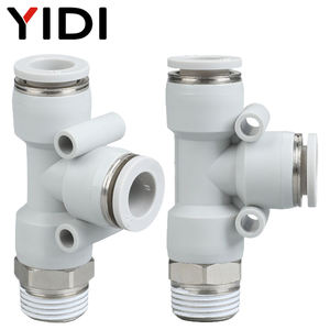 Conector Neumático YIDI de Latón Macho BSP M de 1/8-1/2 con Rosca para Tubería y Conexión Rápida de 4-10mm para Manguera de Aire, PD 1.5MPa, 1 Año de Garantía - Product Image 4