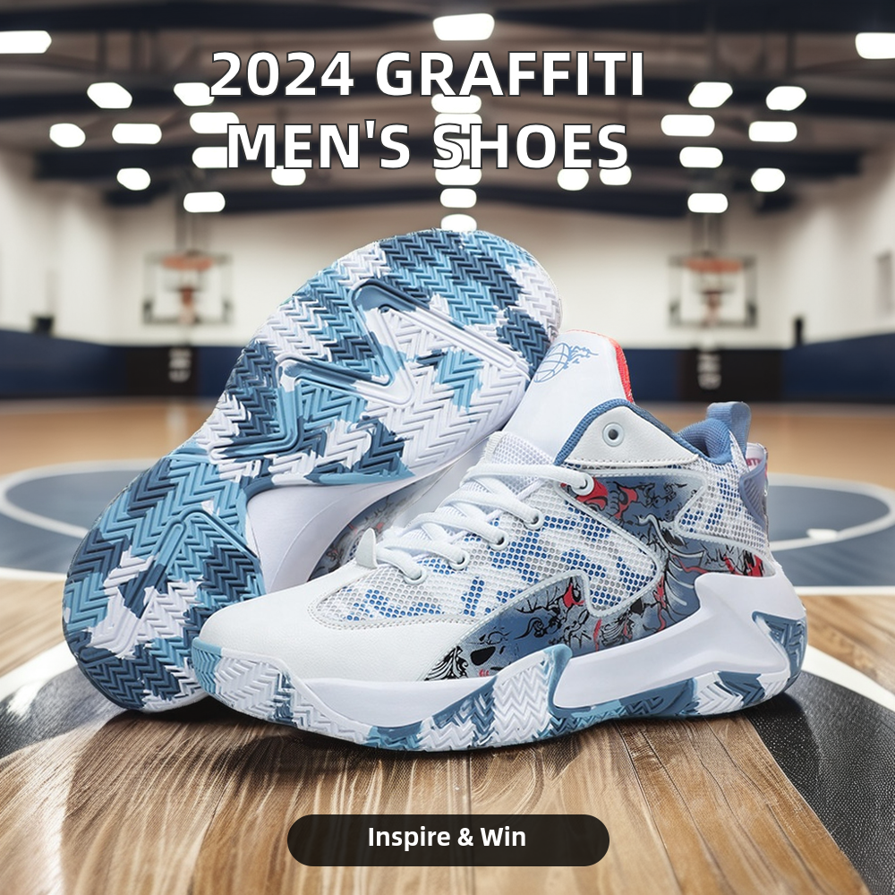 2024 Stnm China Fashion Graffiti Basketball Shoes for Men