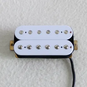 À vendre blanc 14K Alnico5 humbucker micros de guitare pour guitare bricolage pièces avec 4 conducteurs