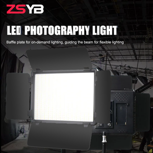 Éclairage photographique ZSYB P900 rechargeable 50 watts, panneau <span class=keywords><strong>LED</strong></span> plat professionnel pour la photographie, éclairage vidéo pour vlog, YouTube, TikTok - Product Image 2