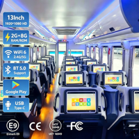 Système VOD Buspad pour bus, écran de siège arrière de 13,3 pouces avec Wifi, compatible avec les bus Yu TonG, Kinglong, Zhongtong et Higer