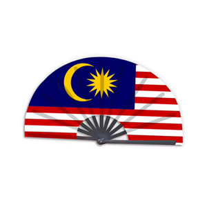 黎巴嫩国旗13英寸定制手风扇大响拍板折叠风扇大锐舞风扇手持风扇嘉年华风扇 - Product Image 4