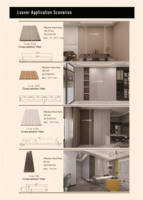 Revêtement mural en composite bois-plastique classique imperméable pour intérieur, panneau mural rainuré WPC PVC pour la décoration