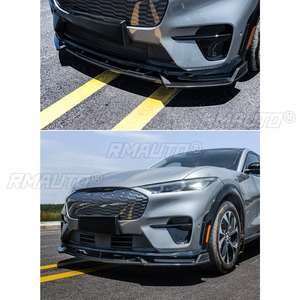 สปอยเลอร์กันชนหน้ารถยนต์ ชิ้นส่วนตกแต่งสำหรับ Ford Mustang Mach-E 2021 ฝาครอบป้องกันกันชน อุปกรณ์เสริม - Product Image 3