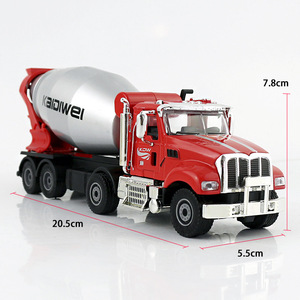Concrete Mixer <strong>Lorry</strong> 1/50 Cement Mixer Truck Alloy Die-cast Model Construction Truck <strong>Toy</strong> - Product Image 4