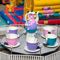 Manège Soucoupe Volante sur Remorque, 24-36 Places, en Fibre de Verre, pour Intérieur et Extérieur, Manèges Mobiles pour Fêtes Foraines et Parcs d'Attractions à Vendre