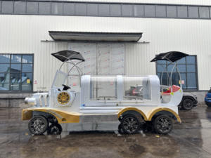 Chariot funéraire classique tiré par des chevaux, modèle 2025, populaire, pour la vente de cercueils et de fournitures funéraires. - Product Image 2