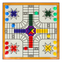 Ensemble de jeux de société de luxe 10 en 1, jeux de table Parcheesi, TicTacToe, Solitaire, Serpents et Échelles, Mancala, Backgammon