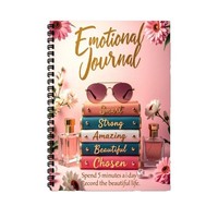 Nouveau Journal d'Humeur A5 à Spirale : Suivi Quotidien de la Gratitude, de l'Optimisme et du Bonheur, Édition Portable pour le Bien-être Personnel – Idéal Cadeau