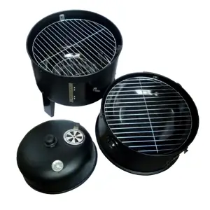 Smoker Hot Product 3 In 1 Tower 3 Layers Cylinder Barbecue Smoker Bbq Charcoal Steam Outdoor Bbq Grills For Garden