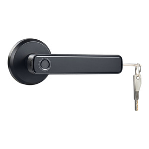 Yuefeng Maishi <b>Smart</b> Door <b>Lock</b> Fingerprint Handle <b>Lock</b> Semi Automatic One Pinch Open With Password 35-50mm Door Thickness - Product Image 1