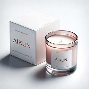 Vela Aromática en Frasco de Vidrio AIKUN de Marca Privada con Caja de Regalo con Logotipo Personalizado para Exhibición en Tiendas y Pedidos al por Mayor - Product Image 5