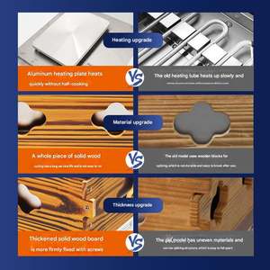 Máquina de Cocina Oden Kanto con Revestimiento de Madera, Olla Eléctrica de Acero Inoxidable con Control Eléctrico - Product Image 3