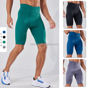 Pantalones Cortos Deportivos de Alta Elasticidad para Hombre, Leggings de Cinco Minutos para <span class=keywords><strong>Maratón</strong></span>, <span class=keywords><strong>Entrenamiento</strong></span> al Aire Libre, Secado Rápido, Unisex - Product Image 3