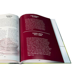 Libro de tapa dura personalizado, impresión de libros de cocina a todo color de lujo - Product Image 4