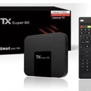TX Super 8K Smart Android 10 Set Top Box I P TV con Procesador de Cuatro Núcleos, 2GB 16GB, <span class=keywords><strong>Gratis</strong></span> por un año - Product Image 1