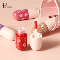 Échantillon gratuit de maquillage de marque privée végétalien en vente en gros sans cruauté mini capsule brillant à lèvres hydratant brillant longue durée
