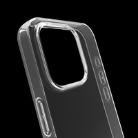Le plus récent étui de téléphone en TPU souple pour iPhone 15 Pro housse de protection transparente en silicone